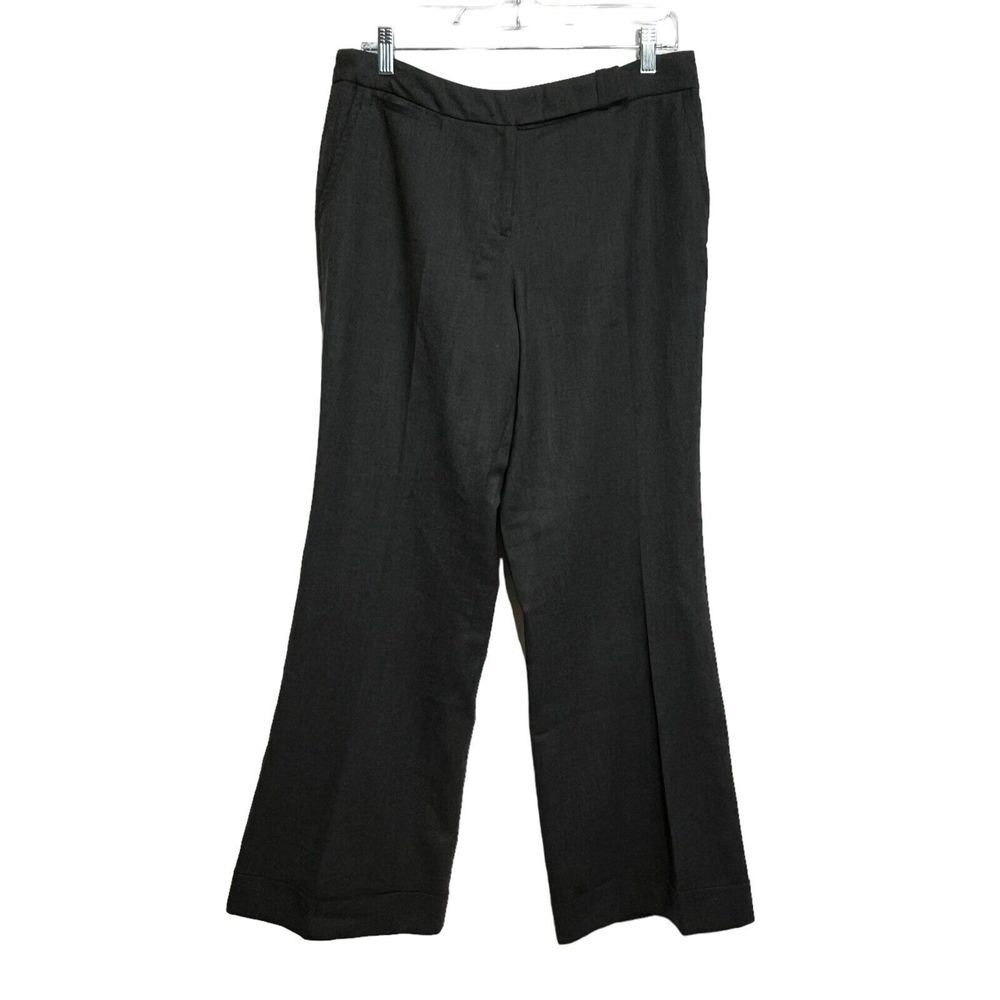 New York Company Women‎ Dark Gray Stretch Career Dress Pants Size 8